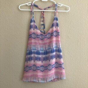 Forever 21 Tank Top Multicolored Racerback Boho